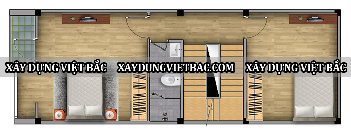 mau nha ong hien dai 3 tang 4.5x12m2