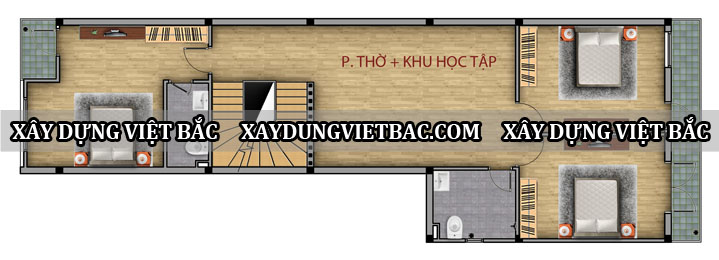 mau nha ong hien dai 3 tang 5.5x20m2