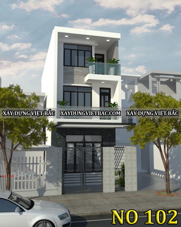 mau nha ong hien dai 3 tang 5x19m