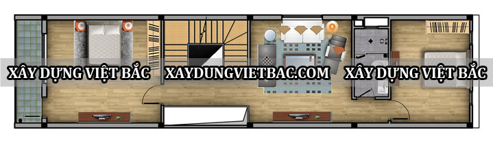 mau nha ong hien dai 3 tang 5x19m2