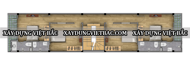mau nha ong hien dai 3 tang 5x20m2