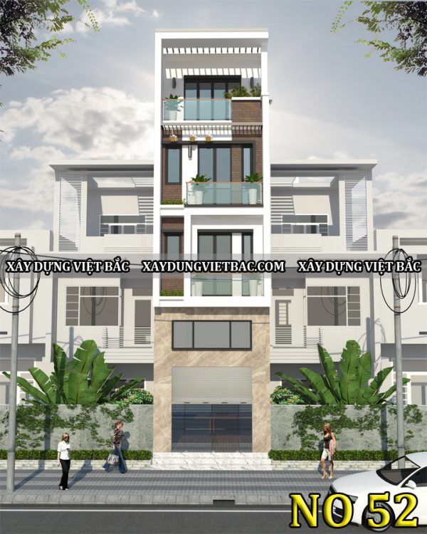 mau nha ong hien dai 4 tang 3.5x15m