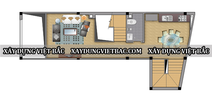 mau nha ong hien dai 4 tang 3.5x15m2