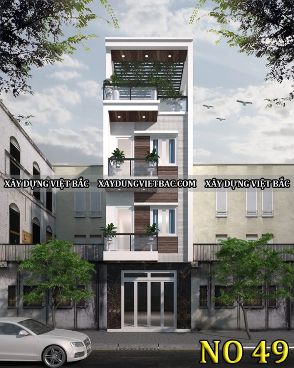 mau nha ong hien dai 4 tang 4x11m