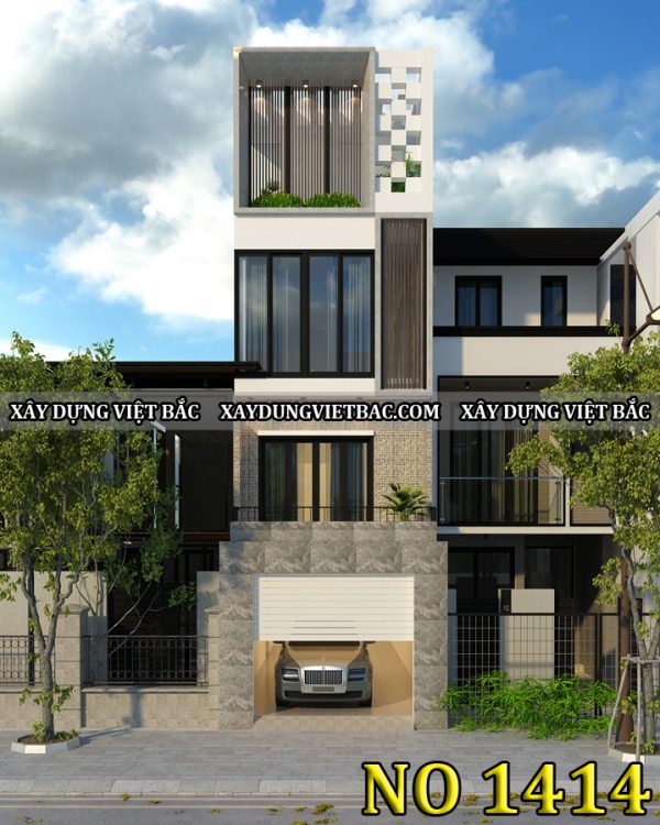 mau nha ong hien dai 4 tang 5x18m