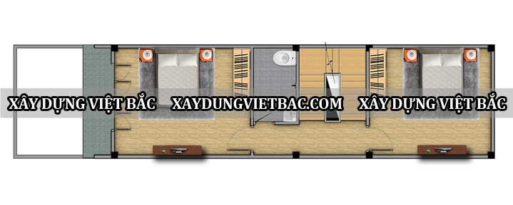 mau nha ong hien dai 4 tang 5x18m2