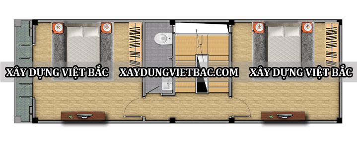 mau nha ong tan co dien 4 tang 5x20m2