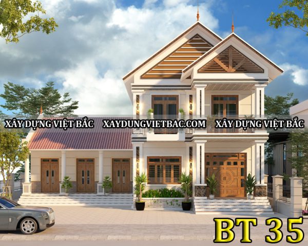 mau biet thu mai thai 2 tang 16x10m
