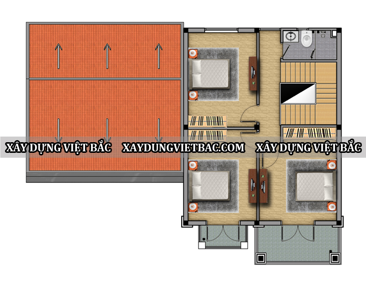 mau biet thu mai thai 2 tang 16x10m2