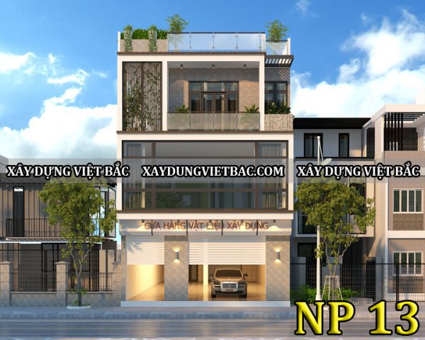 mau nha ong hien dai 3 tang 8x25m
