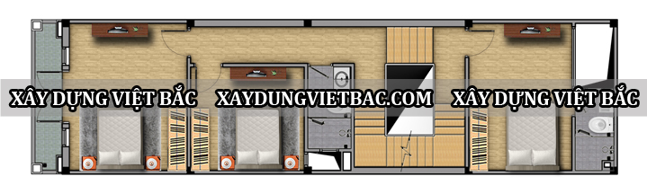 mau nha ong tan co dien 3 tang 5x18m2