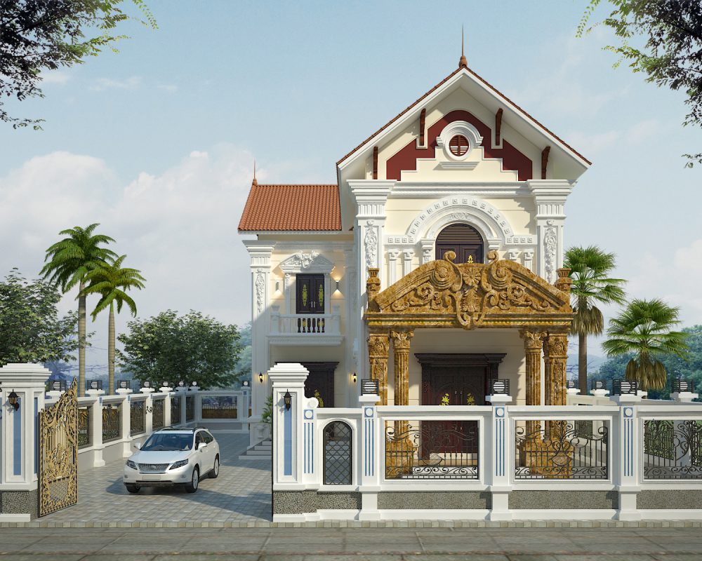 mau biet thu mai thai