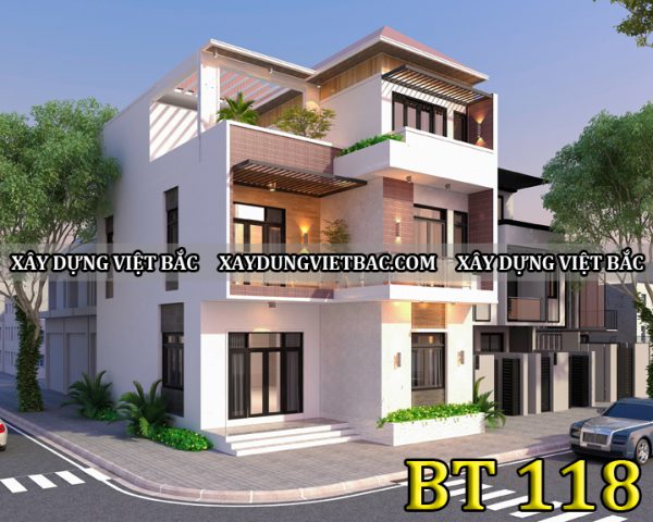 mau thiet ke biet thu hien dai 3 tang 8.3x12.5m
