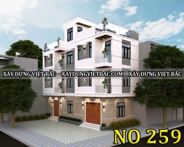 mau thiet ke nha ong 2 mat tien 3 tang 5x13.5m