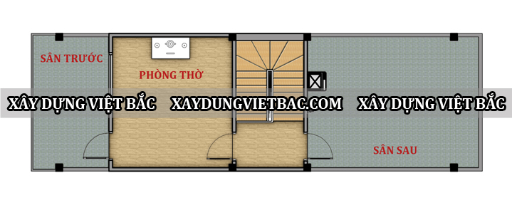 mau nha ong hien dai 4.5x13m2