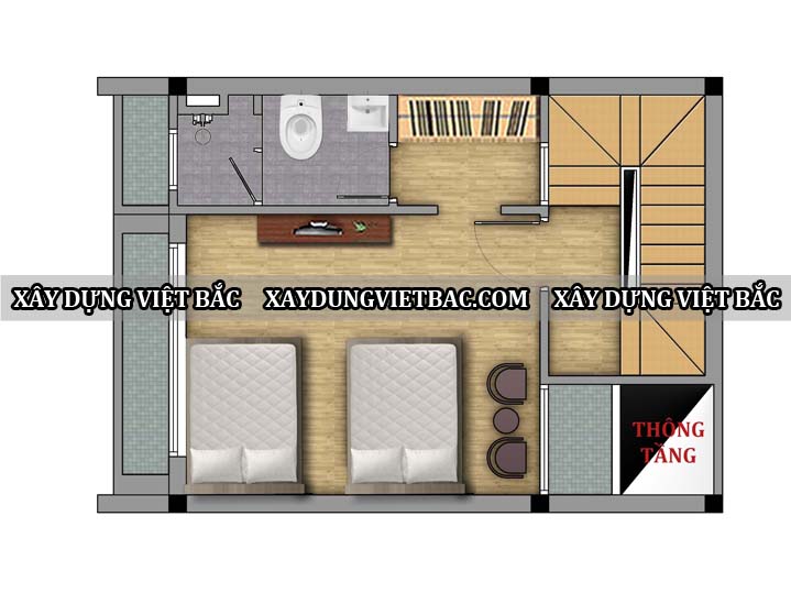 mau nha ong 5.5x7m2