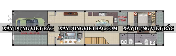 mau nha ong hien dai 3 tang 5x22m2