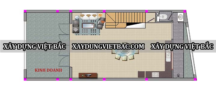 mau nha ong hien dai 3 tang 6.5x16m2
