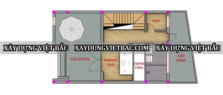 mau nha ong hien dai 3 tang 6.5x16m3