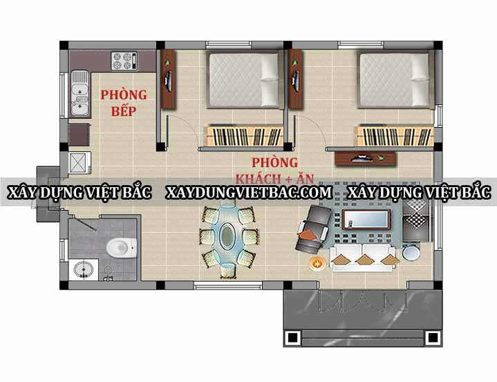 mau nha cap 4 mai nhat 10x6.5m2