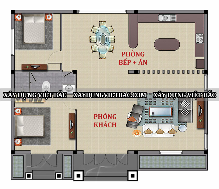 mau nha cap 4 mai thai 13x11m2