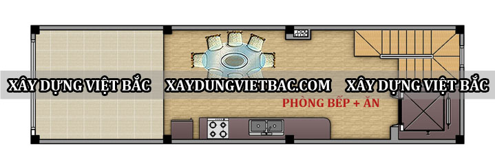 mau nha ong hien dai 3.3x12.1m2