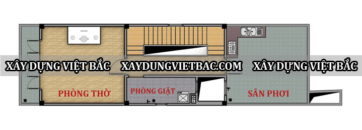 mau nha ong hien dai 5 tang 4.4x16.3m3