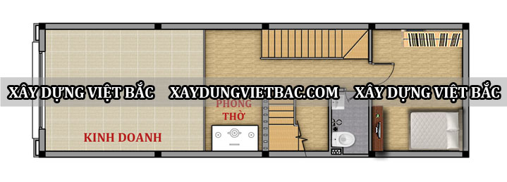 mau nha ong tan co dien 2 tang 5x16m2