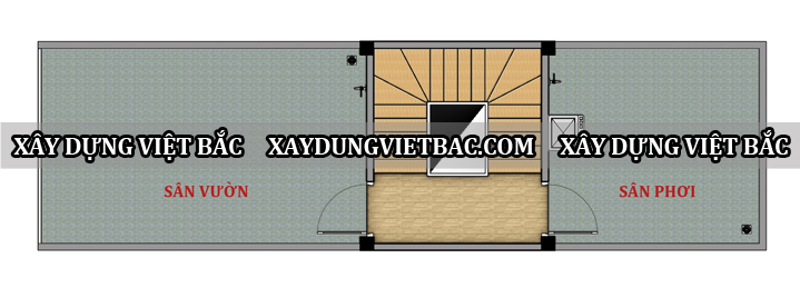 mau nha ong 4 tang hien dai 3.5x12m3